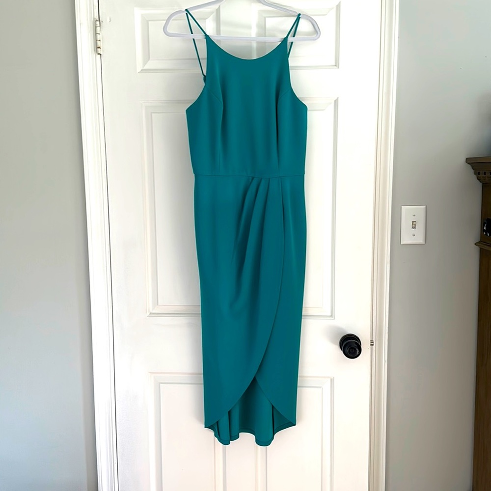 Gorgeous high low midi cocktail dress